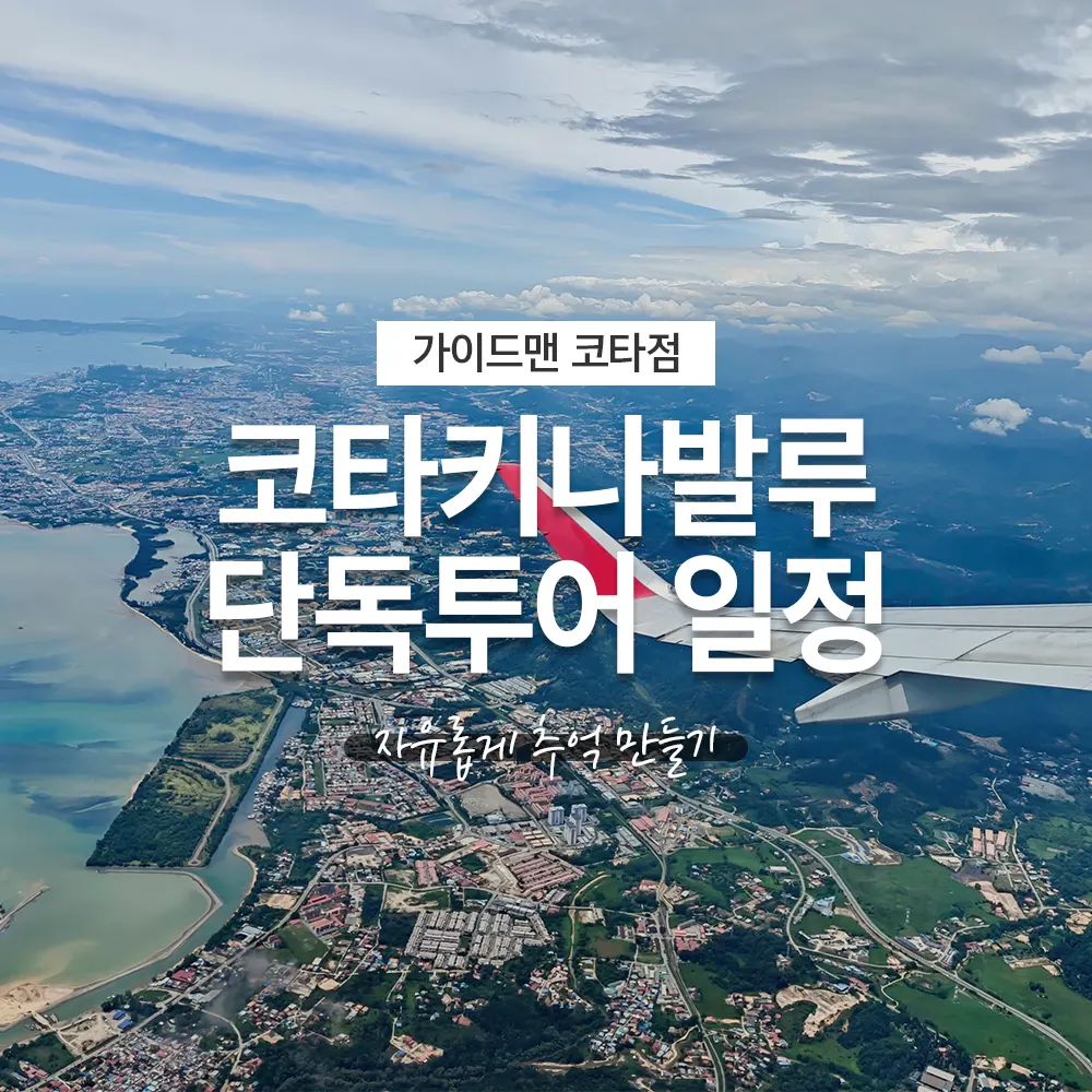 가족, 친구 100% 만족, 코타키나발루 단독투어 일정 자유롭게 추억 만들기