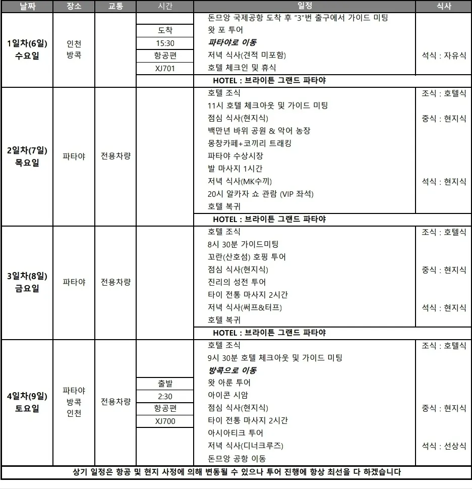 [방콕] J.J가이드님과 10대40대50대70대가 함께한 방콕/파타야 3박5일 가족여행